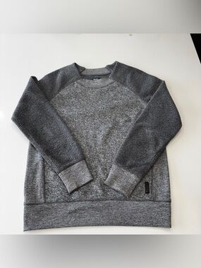 Roots Men's Charcoal and Heather Grey Crewneck Sweater